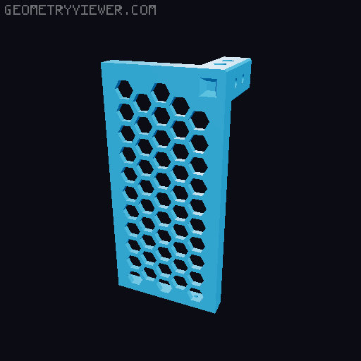 Modular 10 Inch Server Rack - Reworked 3D model thumbnail