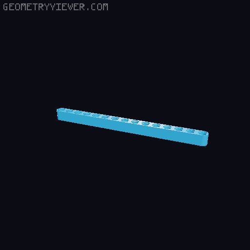LEGO technic parts 3D model thumbnail