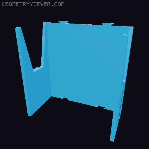 Parameterized Spice Shelves 3D model thumbnail