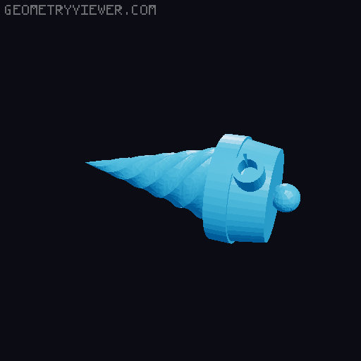 40mm attachments 3D model thumbnail