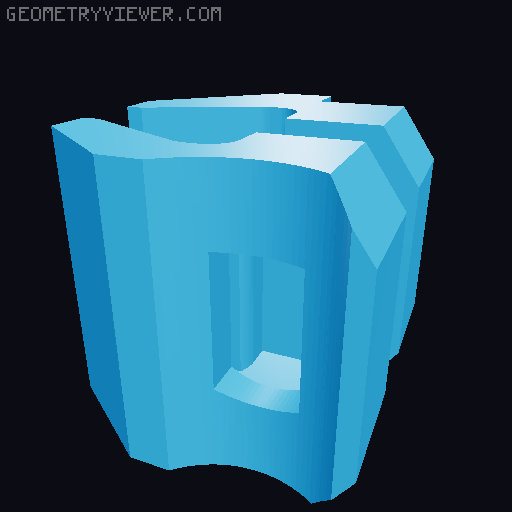 Zoom Phone Tripod (Improved) 3D model thumbnail