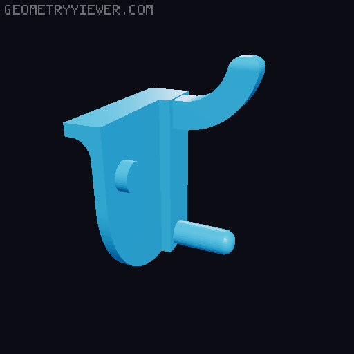 Ultimate Drawer System XL Pegboard Adapter 3D model thumbnail