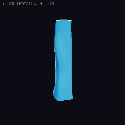 Terrain mushroom with different caps 3D model thumbnail