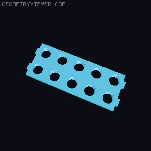 DDD Printable Wall Control System 3D model thumbnail