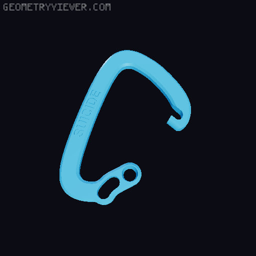 The Suicide Carabiner 3D model thumbnail
