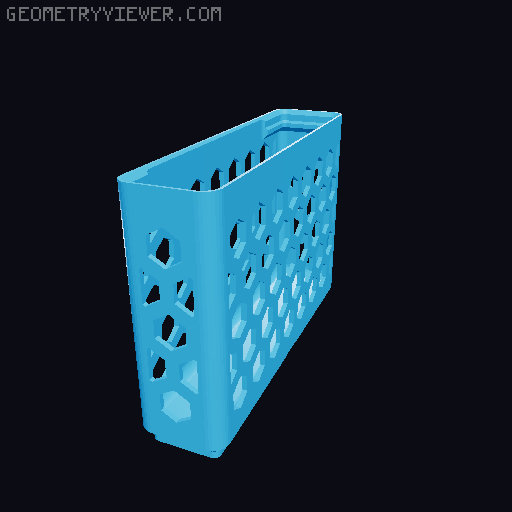 Gridfinity Hex Bins all sizes 3D model thumbnail