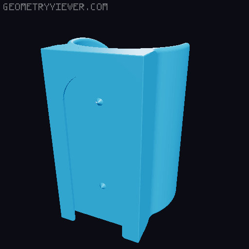 Multiboard flask holders in various sizes 3D model thumbnail