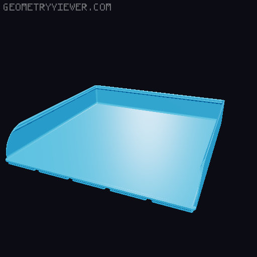 Gridfinity rouded bins collection all sizes 3D model thumbnail