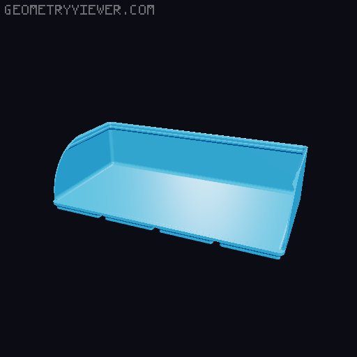 Gridfinity rouded bins collection all sizes 3D model thumbnail