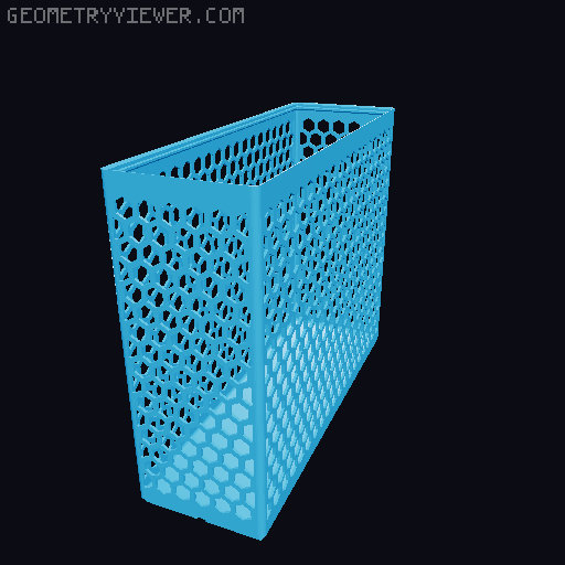 Gridfinity Hex Bins all sizes 3D model thumbnail