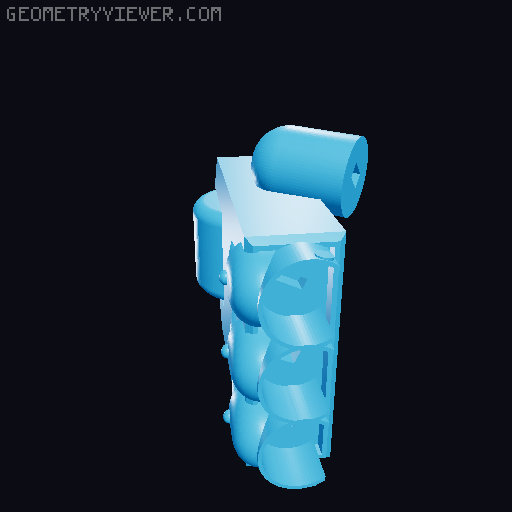 Massive Iron Giant and Hogarth 3D model thumbnail