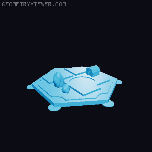 3D Catan 3D model thumbnail