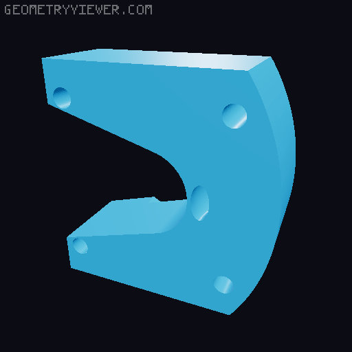6DoF Robot Arm (Six-Axis 3D printed Robotic Arm) 3D model thumbnail