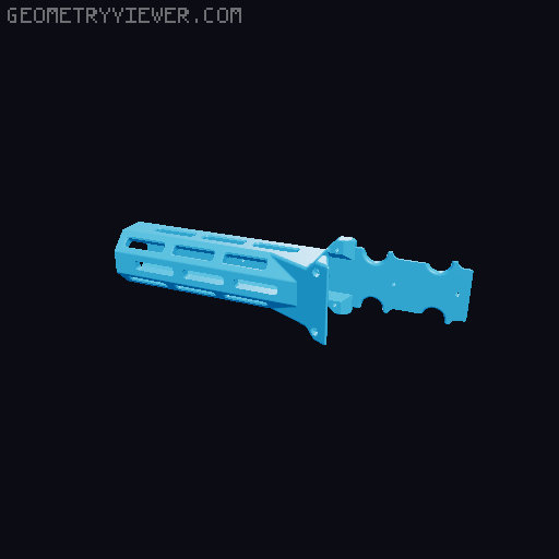 Handguard for Gryphon Cage 3D model thumbnail