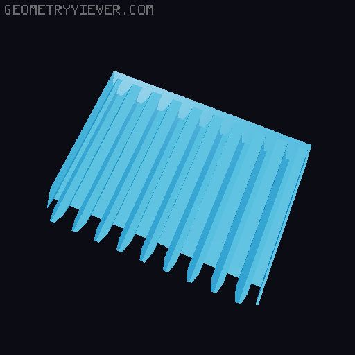 Schuhablage beliebig vergrößerbar 3D model thumbnail