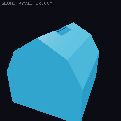 Barn piggy bank 3D model thumbnail
