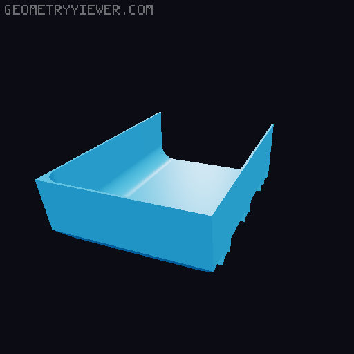 Modular Drawer Organizer Remix 3D model thumbnail