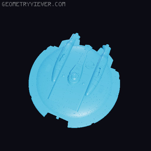Enterprise NX Class 3D model thumbnail