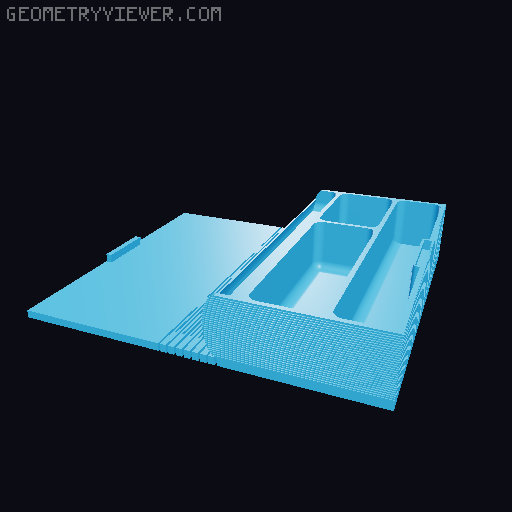 Dice Book 3D model thumbnail