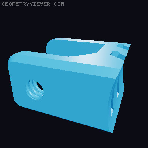 Wine Clamp Holder 3D model thumbnail