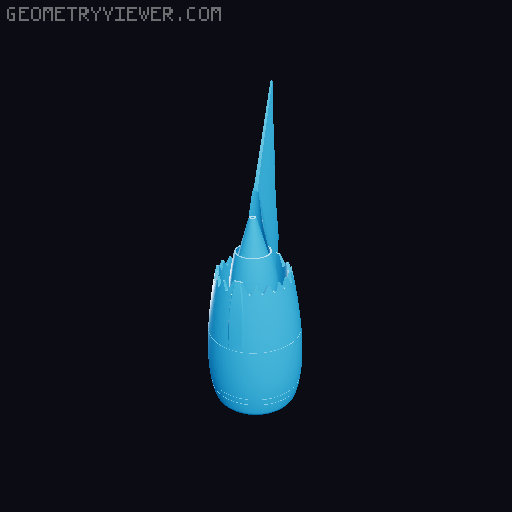 Boeing 787-8 - 1:144 3D model thumbnail