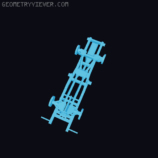 Laffly V15T Vehicle w/Hotchkiss Machine Gun 3D model thumbnail