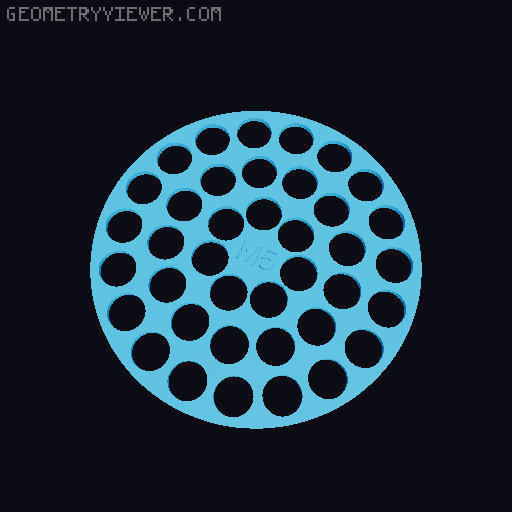 Customizable Hex nut sorter V2 - Metric, Imperial and Machine 3D model thumbnail
