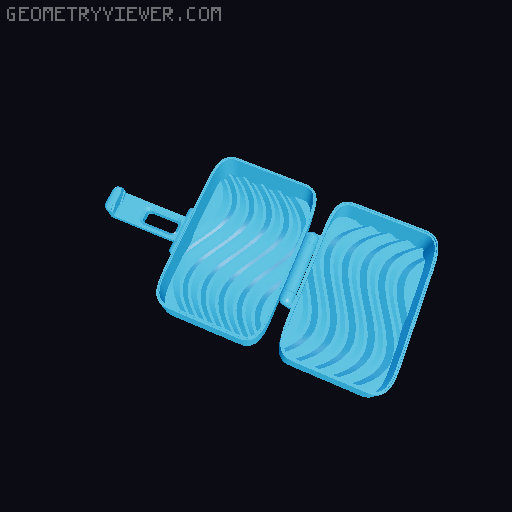 Sturdy Curvy Soap Box 3D model thumbnail