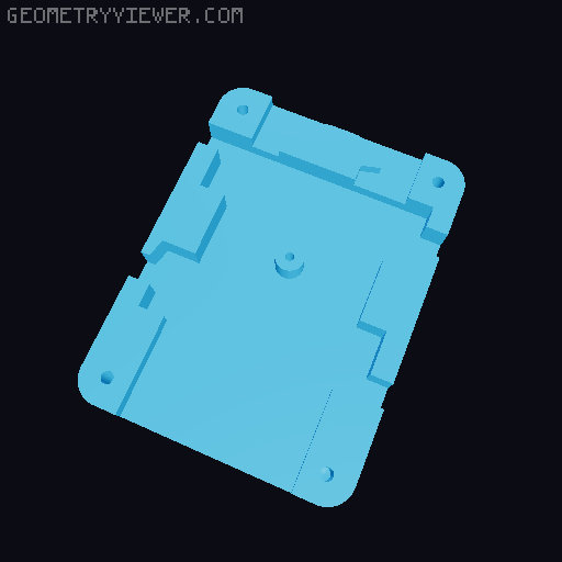 phone surface mount for car 3D model thumbnail