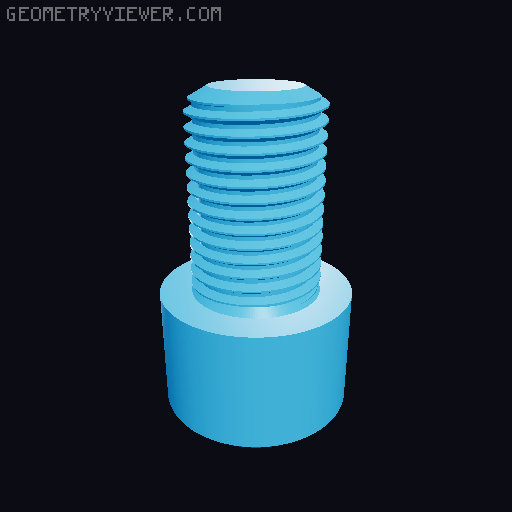 Hundreds of Metric Allen Screws with Cylindrical Head M2 up to M64 3D model thumbnail