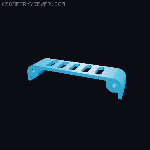 CO2 sensor housing 3D model thumbnail