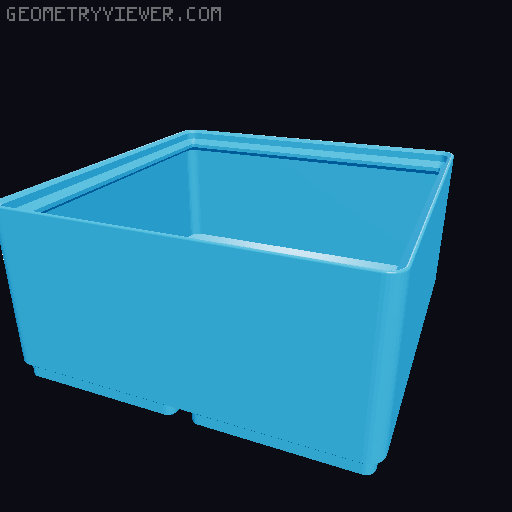 Systainer Mini Gridfinity (small + normal build plate) 3D model thumbnail