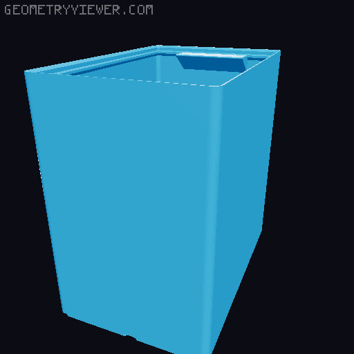 Gridfinity cups height 18 (130mm) collection 3D model thumbnail
