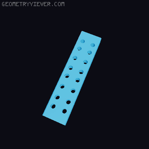 Modular 10 Inch Server Rack - Reworked 3D model thumbnail