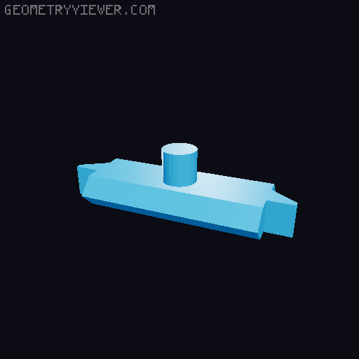 Assassins creed hidden blade 3D model thumbnail
