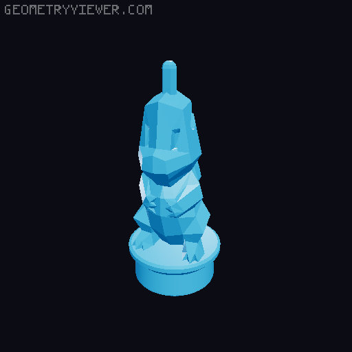 Low Poly Pokémon Chess Set 3D model thumbnail