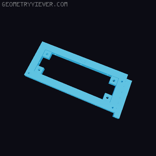 Modular case: Motherboard (Parts #1-9) 3D model thumbnail