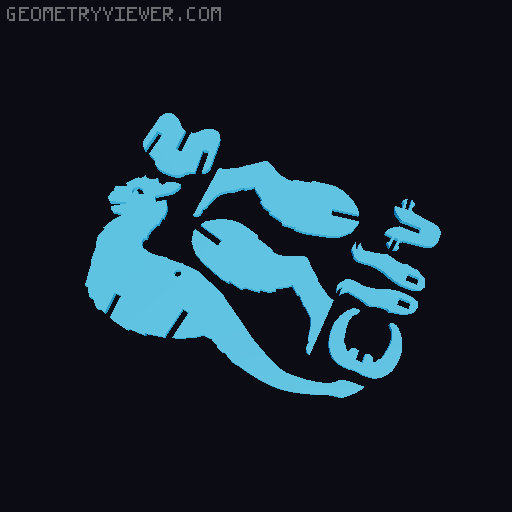 Tauntaun Kit Card 3D model thumbnail