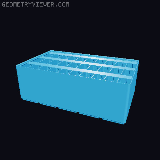 Gridfinity Ultra Light Bins - Divider Label Edition 3D model thumbnail