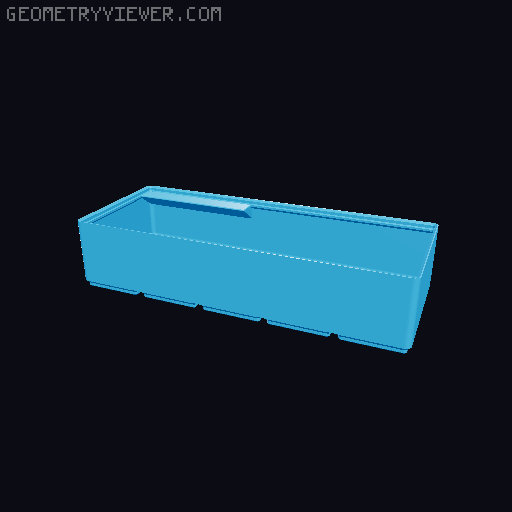 Gridfinity cups height 6 (46mm) collection 3D model thumbnail