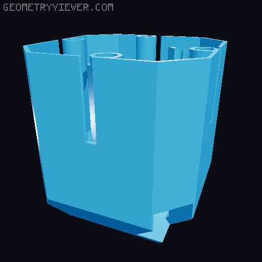 8x8x8 LED Cube Remix 3D model thumbnail