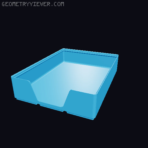 Gridfinity wall cutout collection 3D model thumbnail