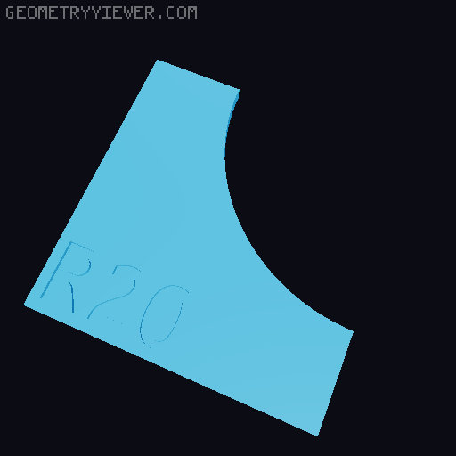 Radius Gauge - Convex & Concave 3D model thumbnail