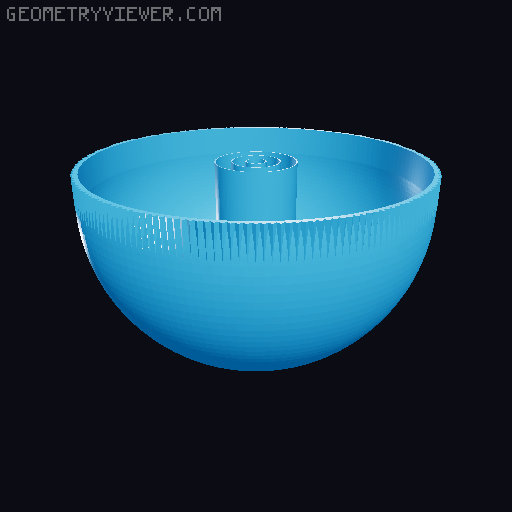 Printable Lazy Suzan & Planetary Gear Vise Open Ball XL 3D model thumbnail