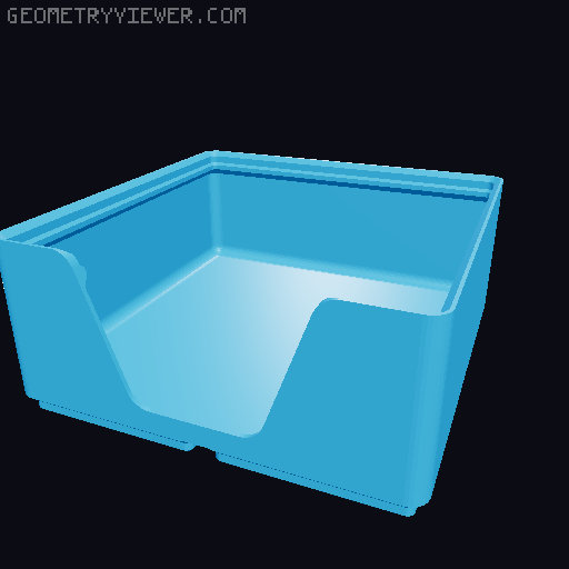 Gridfinity wall cutout collection 3D model thumbnail