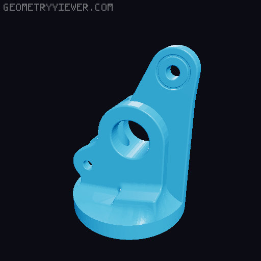 DIY Life-Size Terminator Arm Lamp 3D model thumbnail
