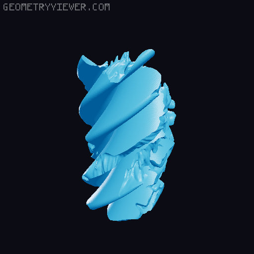 Wolf - Passthrough efekt 3D model thumbnail