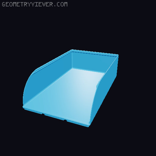 Gridfinity rouded bins collection all sizes 3D model thumbnail