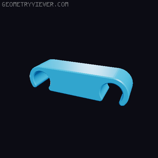Watercooling / Radiator hose clamps 3D model thumbnail
