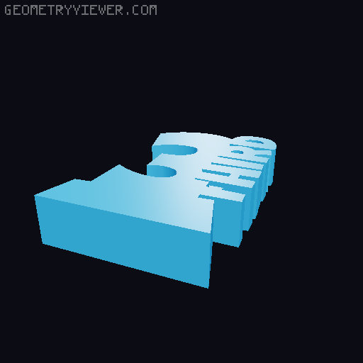 Trophy - Customizable award 3D model thumbnail